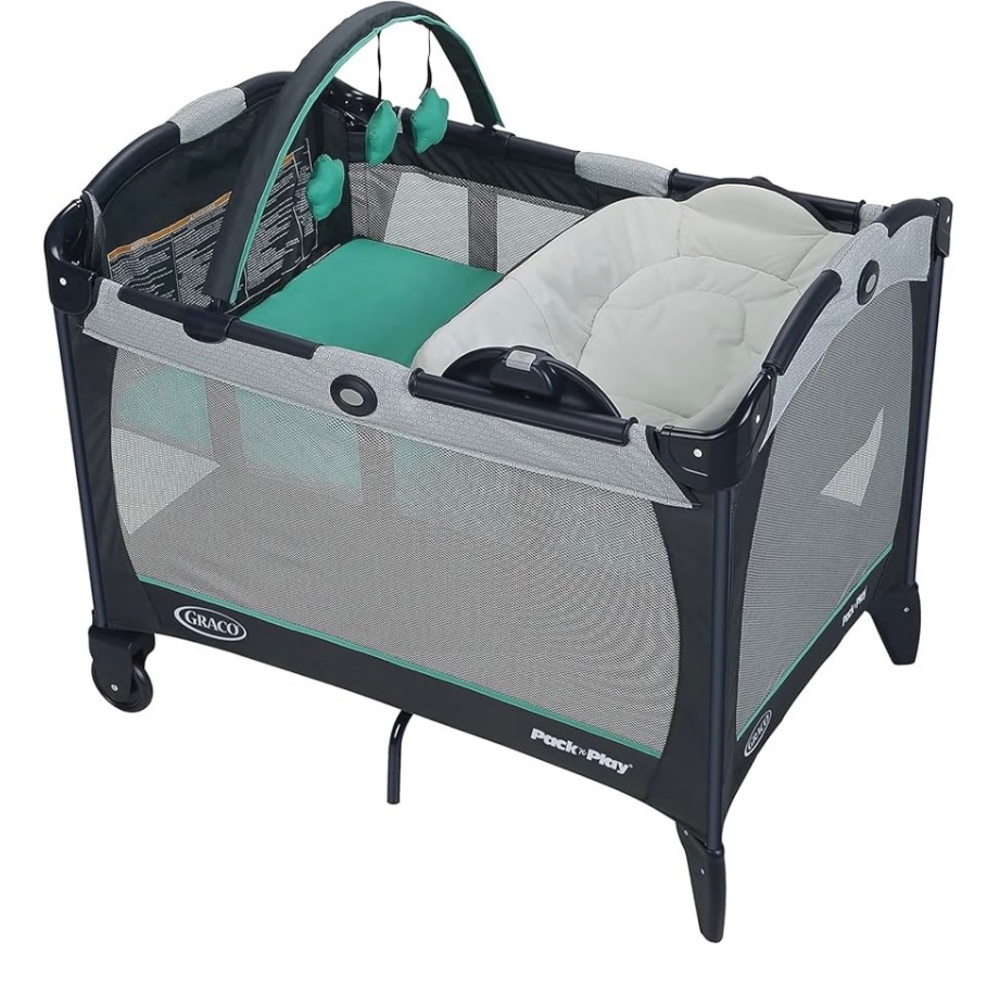 Graco Pack 'n Play Playard - Black and Green
